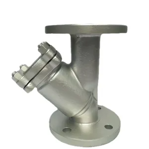 WCB Cast Steel Flange Y Type Strainer GL41H CF8/CF8M SS304 SS316 Filter for Water Media thumbnail-1