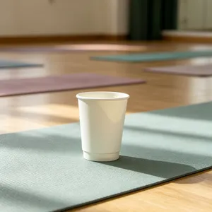 Disposable Double Wall Paper Cup Coffee Drining Heat Insulation Cup thumbnail-1