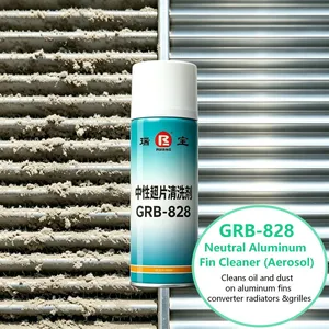 GRB-828 Neutral Aluminum Fin Cleaner Remove Floc Dust Oil Stains For EMU Subway Air Conditioning Cooling Fins OEM ODM thumbnail-2