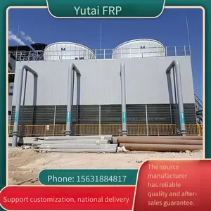 Small Spray-type Cooling Towers, Manufacturing and Supply of Square Fiberglass Reverse-flow Cooling Towers. Yutai Environmental Protection thumbnail-1