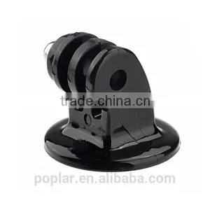 Poplar Monopod Tripod Mount Adapter Plastic Black Color Tripod Adapter Gopros thumbnail-2
