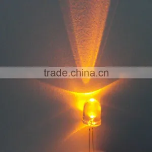 595nm 10mm Round Led Amber Color Led Diode thumbnail-2