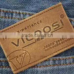 China Gold Supplier Top Grade Garment Genuine Leather Patches thumbnail-1