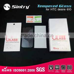 Anti Blue Light Mobile Screen Protector 9H Hardness New Customized Tempered Glass Screen Protector for Htc Desire 610 thumbnail-2