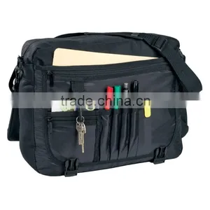 Custom Professional Many Pockets Reporter Briefcase Messenger Bag thumbnail-1