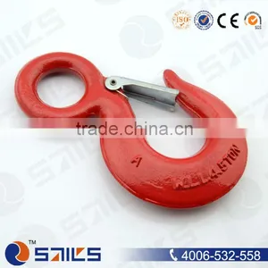 Qingdao Sail Rigging Eye Hoist Hook With Latch thumbnail-1