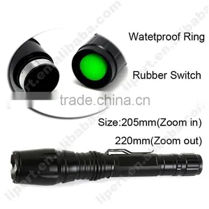 (120233) Rechargeable Aluminum Alloy Long Distance Led Torch Zoom Flashlight thumbnail-2