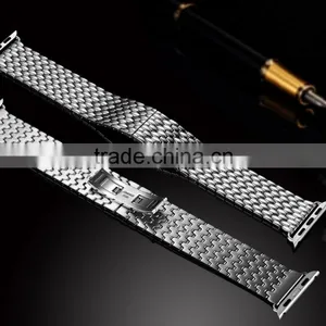 Icarer Armour Stainless Steel Watch Band For IWatch Sliver Wrist Strap For 38MM Apple Watch MT-4251 thumbnail-3