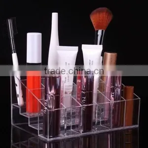 Clear Acrylic Lipstick Holder Display Stand Cosmetic Organizer Makeup Case thumbnail-1