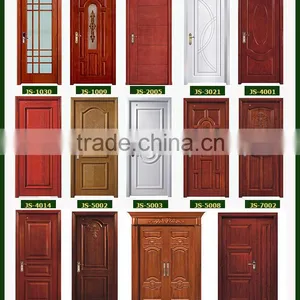 Single Door Sandwich Panel Interior 3 Panel Solid Wooden Door thumbnail-5