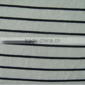 Viscose/nylon/spandex Fabric Yarm Dyed Stripe Ponte Roma thumbnail-2