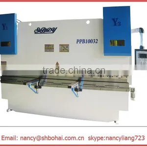 Unique Design Bohai Brand Top Driven High Accuracy Willa Type Crowning CNC Synchronized Press Brake Machine thumbnail-1