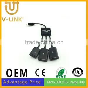 High Performance M/f 3 in 1 Micro Usb Otg Adapter for Mobile Accesories thumbnail-1