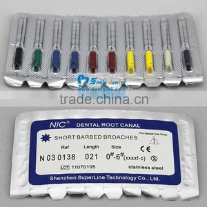 Short Barbed Broaches for Dental Use Barbed Broaches thumbnail-1