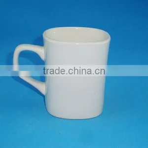 Restaurant Pure White Porcelain Water Mug thumbnail-2