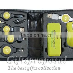 Fashion Gadgets Bag Travel Tool Kit With Four Port Slim USB 2.0 HUB For Netbook Laptop Pc Notebook thumbnail-1