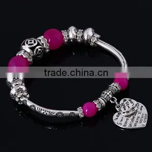 TOP BEST SELLING Wholesale Elegant DIY Heart Bead Bracelet/ thumbnail-5