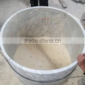 Carara White Marble Columns thumbnail-1