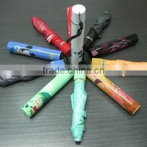Fashion Style Cartoon Pattern Bottle Umbrella,folding Sun Umbrella Wholesale thumbnail-1