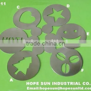 Stainless Steel Coffee Stencil thumbnail-1