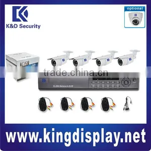 New Arrival 4 Channel H.264 Standalone Network DIY DVR Kit With 600tvl CCTV Cameras Security Packages thumbnail-1