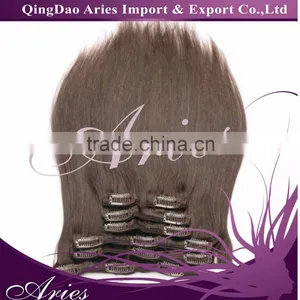 Wholesale 20inch 50cm Clip in Hair Extensions 100% Human Hair Extension 70gram OEM thumbnail-1