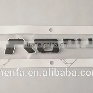 China Wholesale Chrome Plating Adhesive 3D Letters Car Logo Sticker thumbnail-2