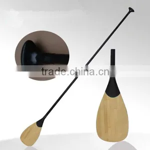 Carbon Fiber SUP Adjustable Length Wood Blade Paddle thumbnail-4