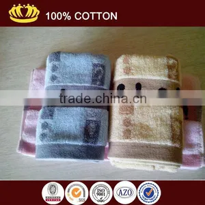 100% Cotton Super Soft Punctuation Jacquard Satin Hand Towel thumbnail-1