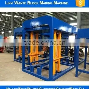 QT4-15 Fully Automatic Concrete Cement Hollow Paver Bricks Block Making Machine Production Line thumbnail-3
