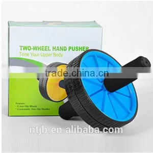 New 2015 Detachable Portable Workout Training Wheel Roller Abdominal Roller With Free Knee Pad Power Wheel thumbnail-3