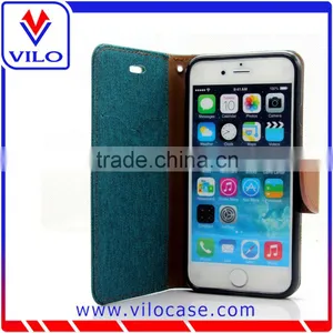 New Innovate Products Double Color Leather Wallet Case With Stand for IPhone 6 thumbnail-5