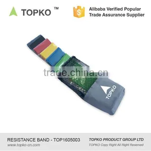 TOPKO Exercise Resistance Loop Bands-Set of 5 Physical Therapy-Fitness Theraband Stretch-Elastic Power Weight Band thumbnail-6