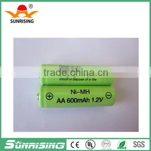 Sunrising 1.2 v Ni-MH AA600mAh Rechargeable Battery thumbnail-1
