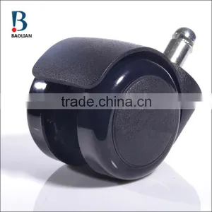 Iso Certificated Durable 2 Inch Black Nylon PU Plastic Swivel Furniture Caster thumbnail-5