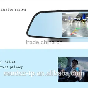 CARDVR Hd1080P Touch Screen Mesh Hd Rearview Mirror Dual Cameras X6 thumbnail-6