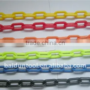 7mm Plastic Warning Traffic Chain /safety Plastic Chain for Worksite thumbnail-3