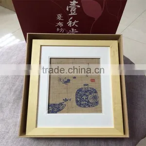 Yes'M Autumn Blue And White House Painting thumbnail-1