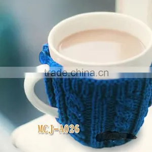 Knitted Coffee Cup Sleeves,knitted Bottle Sleeve,hot Cup Sleeve thumbnail-5