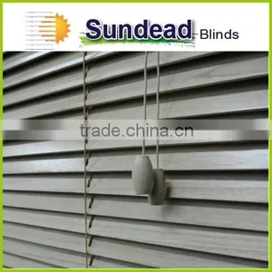 25mm Wood Venetian Blinds & Horizontal Blinds & Mini Blinds With Natural Color thumbnail-1