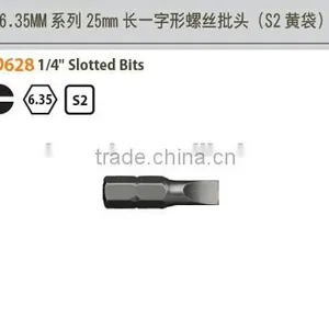 Steel Tools Series; High Quality 1/4" Slotted Bits; China Manufacturer; OEM/ODM Service thumbnail-1