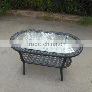 ALUMINIUM OVAL RATTAN FURNITURE thumbnail-1