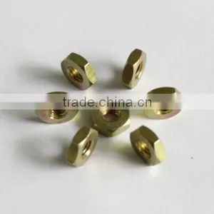 DIN439 Color Zinc Hexagon Thin Nuts thumbnail-2