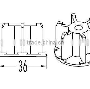 38mm the Head of Spring Roller System thumbnail-3