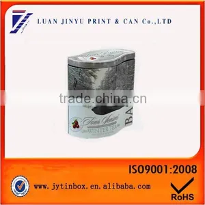 Ink Painting Pattern Unique Tea Tin Box thumbnail-1