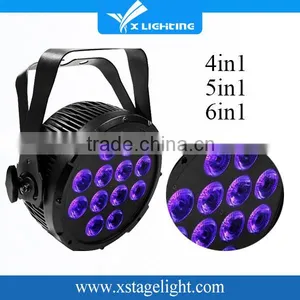 Led 12*12w Stage Lighting Led Slim Flat Par Use for Show Quality Choice thumbnail-1