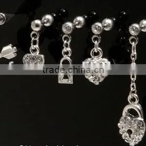 Gem Tragus Helix Bar Cartilage Top Upper Ear Earring thumbnail-1