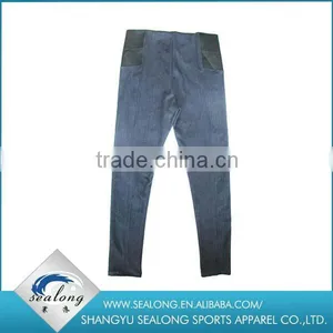 Hot Sell Top Quality Lady's Waist Jeans Leggings for Online Shipping Quality Choice thumbnail-5