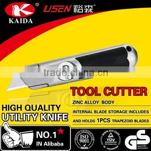 Spare Blade Trapezoid Blade Aluminium Alloy Carpet Cutter Tool Knife thumbnail-4
