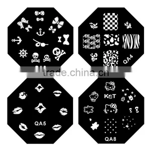DIY Nail Art Nail Tools QA Series Stainless Nail Art Stamping Plates thumbnail-3